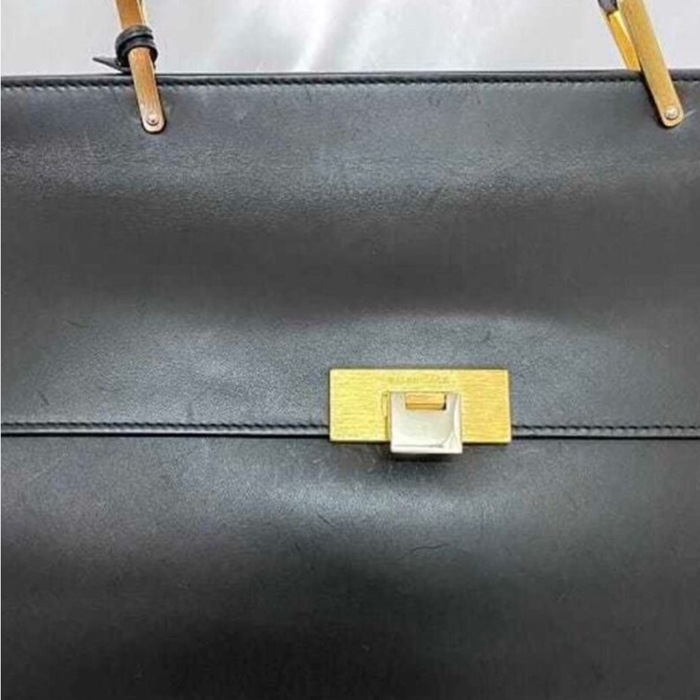 Balenciaga Le Dix Cartable Black Leather Handbag - Picture 5 of 9